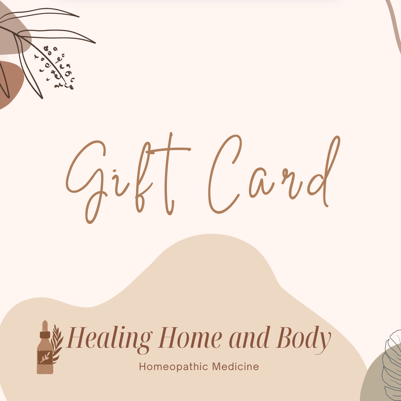 Gift Card - Healing Home and Body