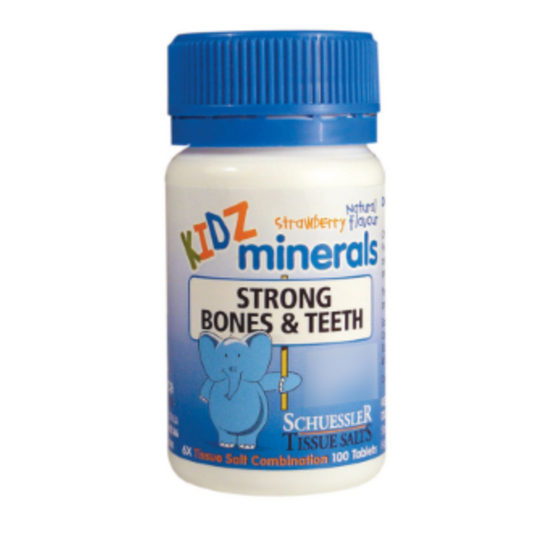 Schuessler Tissue Salts Kidz Minerals Strong Bones & Teeth 100 Tablets