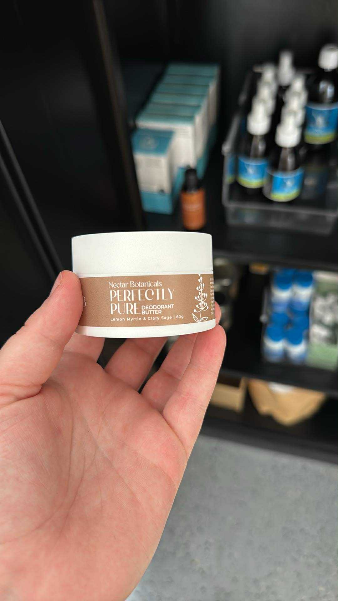 Natural Deodorant | Lemon Myrtle & Clary Sage Bicarb Free